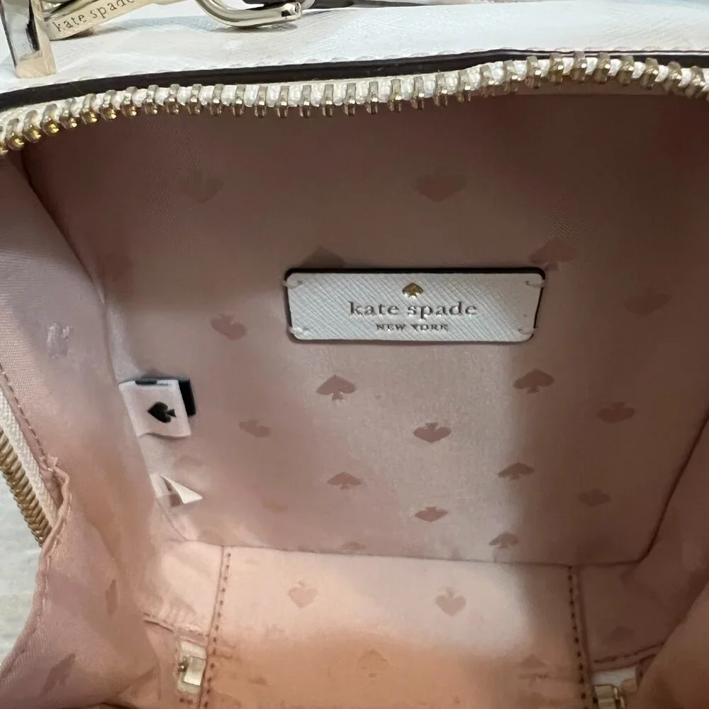 kate spade Women's Daisy Vanity Crossbody White Leather - Picture 6 of 10